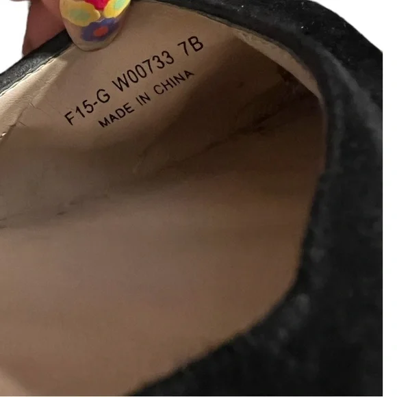 Cole Haan Rendon Pump II Black Suede Leather Size 7 - Picture 7 of 7